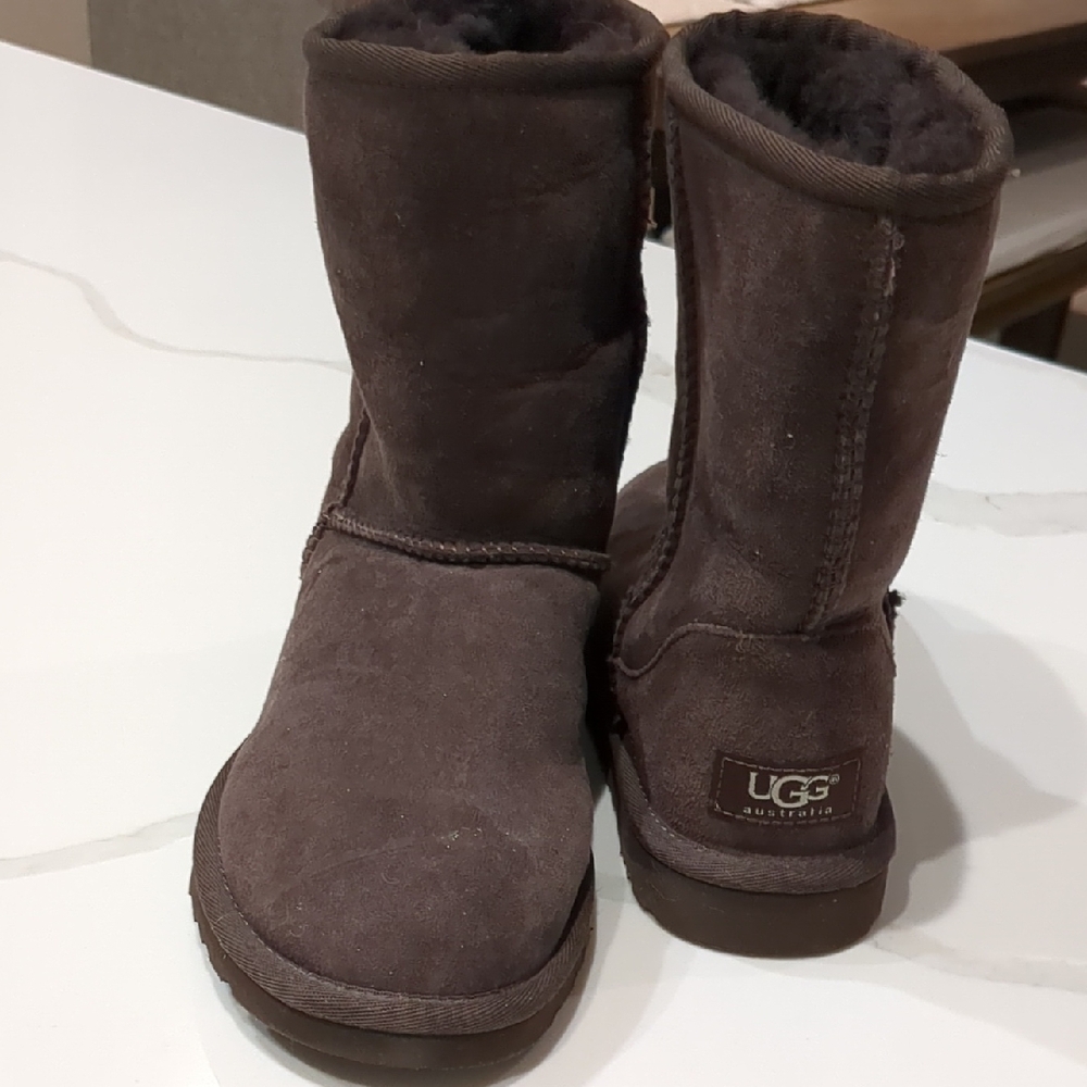 UGG Chocolate Suede Boots